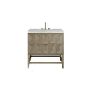 James Martin Emmeline 36" Single Bathroom Vanity, Pebble Oak