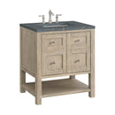 James Martin Breckenridge 30" Single Bathroom Vanity, Whitewashed Oak