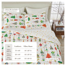 Reversible Christmas Comforter and Sham Set - Holiday / Lodge Odette Collection by Great Bay Home