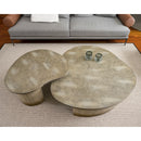 Amorphous Handmade Patterned Lacquered Coffee Table