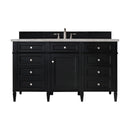 James Martin Brittany 60" Single Bathroom Vanity, Black Onyx