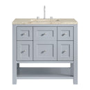 James Martin Breckenridge 36" Single Bathroom Vanity, Serenity Blue