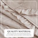 Dot Stitched Ruffled Quilt Set - Dot-Ruffled Collection by Great Bay Home