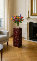 Swan Elazığ Cherry Marble Column / Nightstand by Marmony Concept