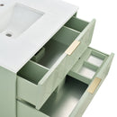 James Martin Emmeline 36" Single Bathroom Vanity, Pistachio
