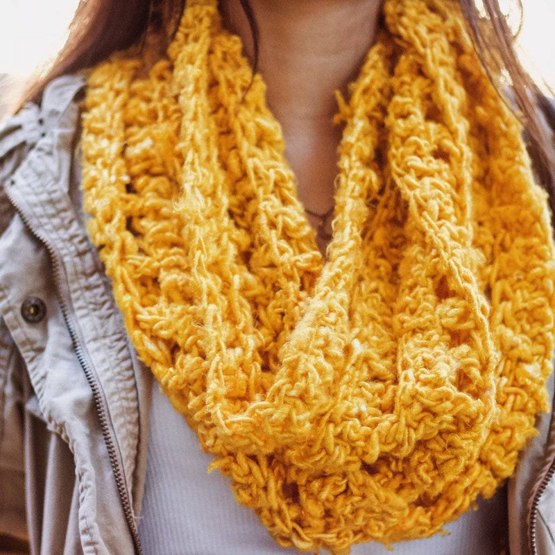 Elderidge Ribbed Banana Cowl Crochet Pattern