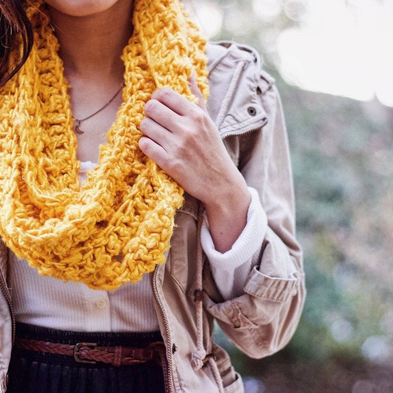 Elderidge Ribbed Banana Cowl Crochet Pattern