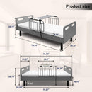 Electric Adjustable Hospital Bed With Remote Control And Memory Foam Mattress (SAK59613)