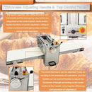 Commercial Electric 110V Foldable Stainless Steel Dough Sheeter (SAK59273)