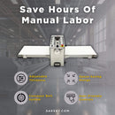 Commercial Electric 110V Foldable Stainless Steel Dough Sheeter (SAK59273) by SAKSBY WHOLESALE