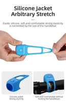 Electric Cycling Bell 90 dB Horn Rainproof  Bicycle Handlebar Silica Gel Shell Ring Bike Bell Bicycle Accessories Electric Cycling Bells Water-Resistant Cycling Bells Horn Loud Bicycle Horns Bicycle Accessories