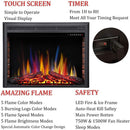 Electric Fireplace Insert Adjuatble Flame Colors 936A,939A,936BXB,939BXB