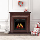 36 Inch Electric Fireplace Mantel Wooden Surround Firebox M1804