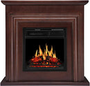 36 Inch Electric Fireplace Mantel Wooden Surround Firebox M1804