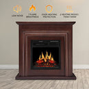 36 Inch Electric Fireplace Mantel Wooden Surround Firebox M1804