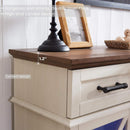 Electric Fireplace TV Stand With Glass Door Storage Cabinet, 70" (SAK58627)