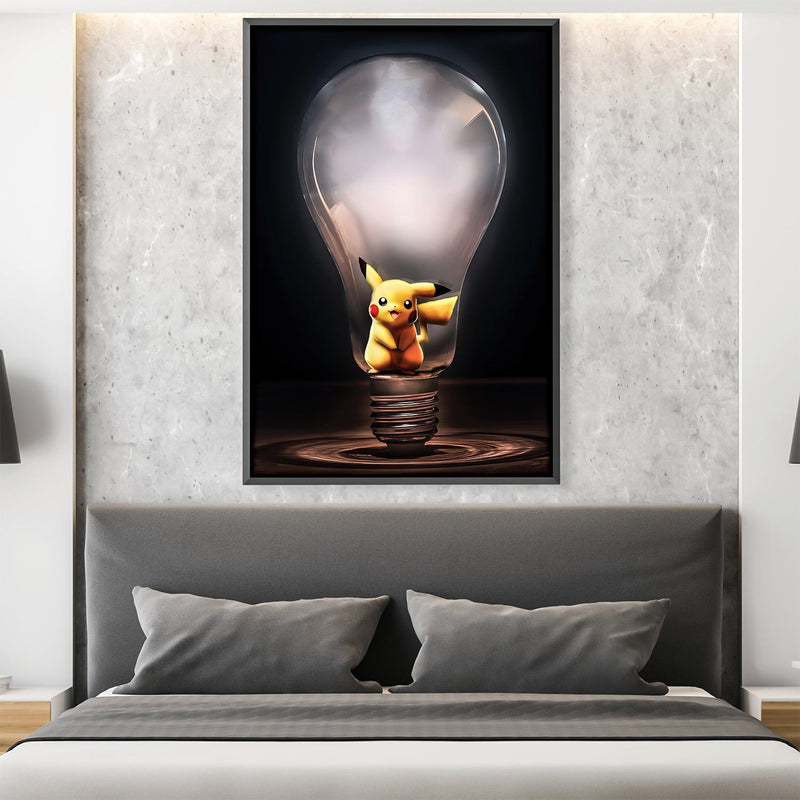 Electric Type Bulb Canvas