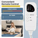 Electric Heated Mattress Pad with 5 Heating Levels and Overheat Protection by LJGDeals