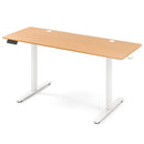 Electric Standing Desk with 3 Memory Heights and 2 Hanging Hooks and Cable Holes by LJGDeals
