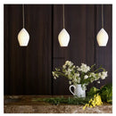 GobekUsa Elegance Ribbed Ceramic Pendant Lights for Dining Island, Living Room