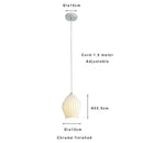 GobekUsa Elegance Ribbed Ceramic Pendant Lights for Dining Island, Living Room
