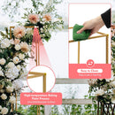 GobekUsa Elegant 10-Piece Gold Wedding Flower Stand