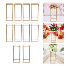 GobekUsa Elegant 10-Piece Gold Wedding Flower Stand