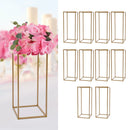 GobekUsa Elegant 10-Piece Gold Wedding Flower Stand