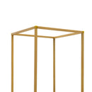 GobekUsa Elegant 10-Piece Gold Wedding Flower Stand