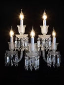 GobekUsa Crystal Wall Lamp for Bedside Aisle Ktv LED Lights