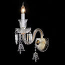 GobekUsa Crystal Wall Lamp for Bedside Aisle Ktv LED Lights