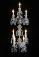 GobekUsa Crystal Wall Lamp for Bedside Aisle Ktv LED Lights