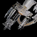 GobekUsa Crystal Wall Lamp for Bedside Aisle Ktv LED Lights