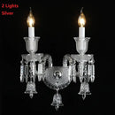 GobekUsa Crystal Wall Lamp for Bedside Aisle Ktv LED Lights