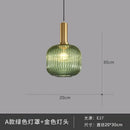 GobekUsa Glass Pendant Lights: Nordic Style Bedroom Kitchen Hanging Lamp