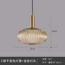 GobekUsa Glass Pendant Lights: Nordic Style Bedroom Kitchen Hanging Lamp