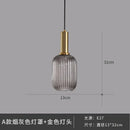 GobekUsa Glass Pendant Lights: Nordic Style Bedroom Kitchen Hanging Lamp