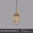 GobekUsa Glass Pendant Lights: Nordic Style Bedroom Kitchen Hanging Lamp