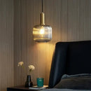 GobekUsa Glass Pendant Lights: Nordic Style Bedroom Kitchen Hanging Lamp