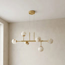 Elegant Ball Alabaster Chandelier