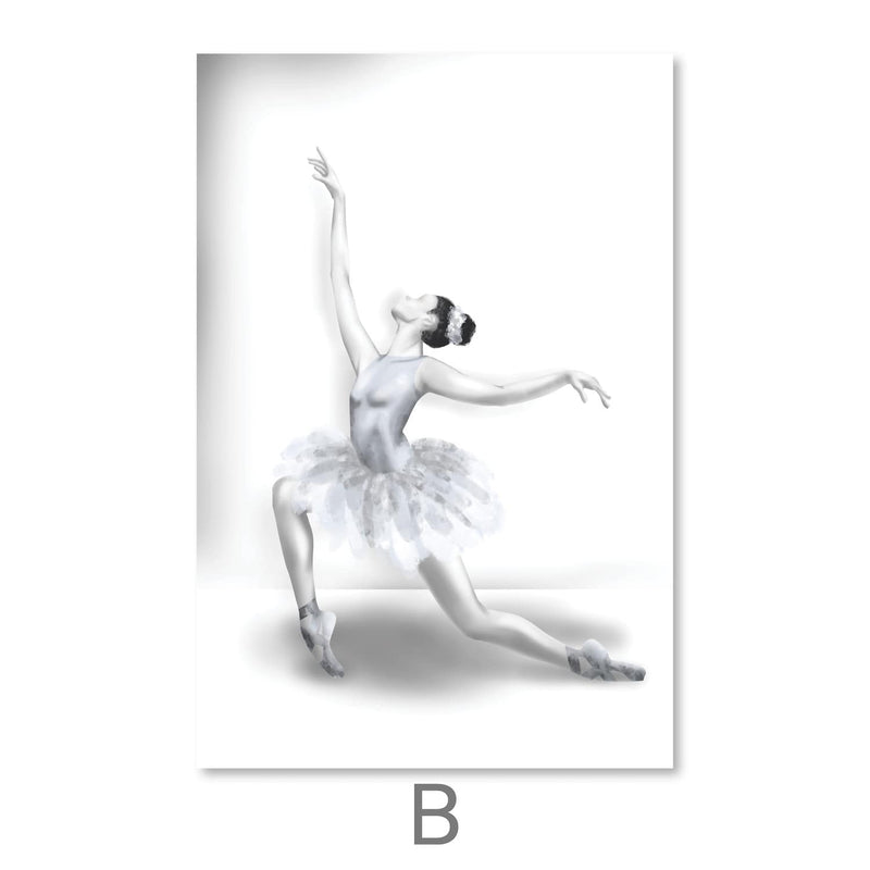 Elegant Ballet Canvas