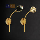 GobekUsa Crystal Stone Designer LED Wall Sconce for Bedroom and Corridor