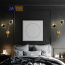 GobekUsa Crystal Stone Designer LED Wall Sconce for Bedroom and Corridor