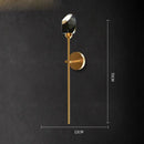 GobekUsa Crystal Stone Designer LED Wall Sconce for Bedroom and Corridor