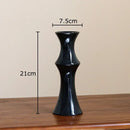 GobekUsa Bamboo Shape Ceramic Vase: Table Decoration & Floral Arrangement in Room