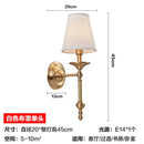 GobekUsa Black/Gold Wall Lamp: Luxury Living Room Bedroom Staircase Light