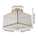 GobekUsa Crystal LED Pendant Light for Kitchen Dining Living Room