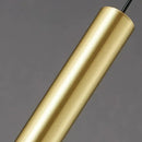 GobekUsa Elegant Brass Pendant Light for Bedroom Dining Room Hotel, Adjustable Wire Copper Finish