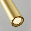 GobekUsa Elegant Brass Pendant Light for Bedroom Dining Room Hotel, Adjustable Wire Copper Finish
