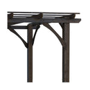 [10X12FT] Alora Premium Outdoor Brown Cedar Wood Pergola For Spacious Patios (SAK45639) by SAKSBY WHOLESALE